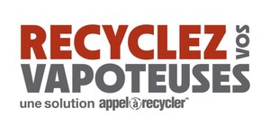 Appel à Recycler étend son programme de recyclage au Québec pour les dispositifs de vapotage